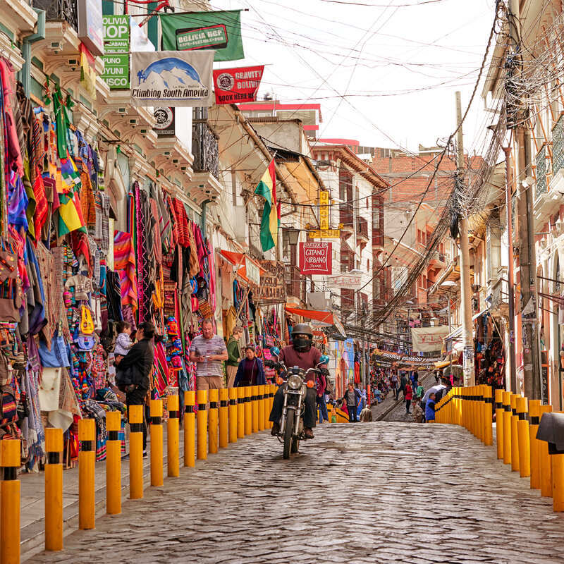 Mercado De Las Brujas In La Paz, Bolivia