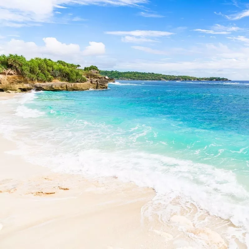 Tropical Beach In Bali, Indonesia, Southeast Asia