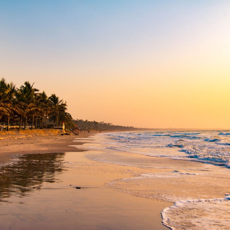 beach in Gambia