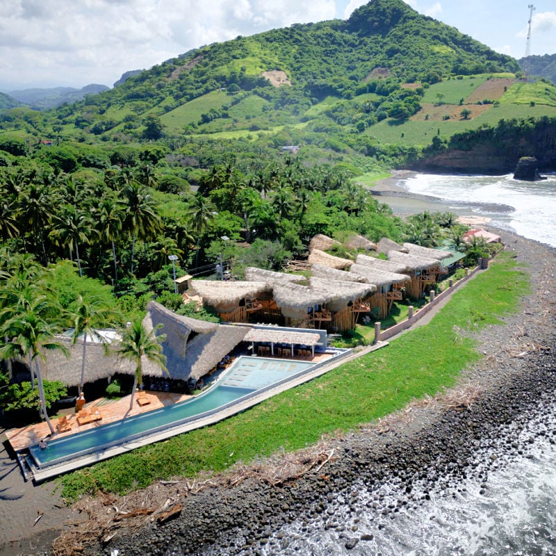 Aerial view of Mizata Resort