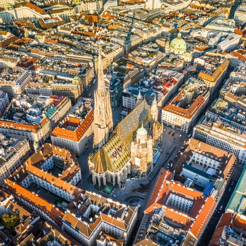 Vienna from above