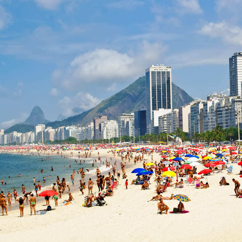 view of beach in rio