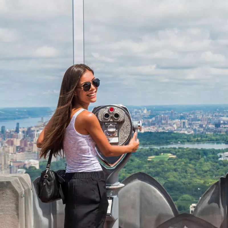 Woman in New York City