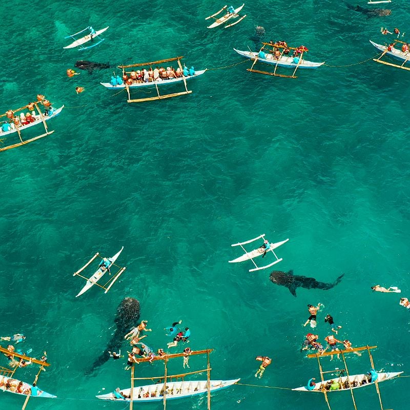 Aerial View Of Cebu, Philippines, Southeast Asia