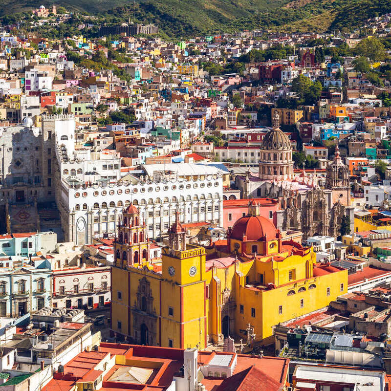 Aerial View Of Guanajuato, Mexico