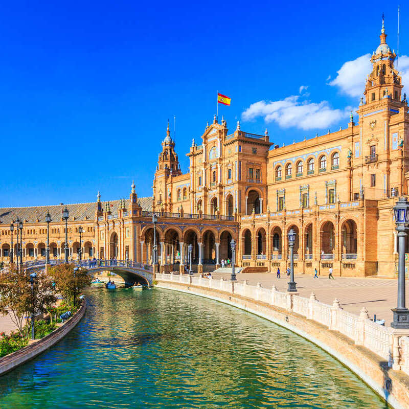 Plaza de Espana In Seville, Spain