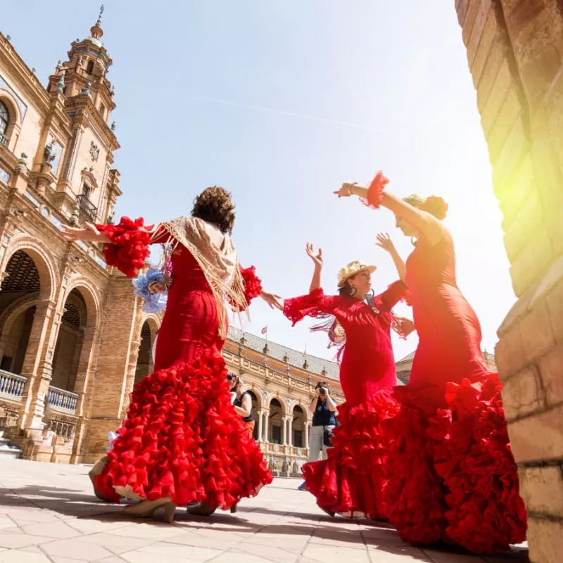 Seville Spain Flamenco Dancers