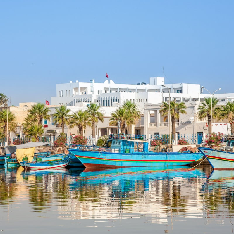 Wooden boats,hammamet tunisia