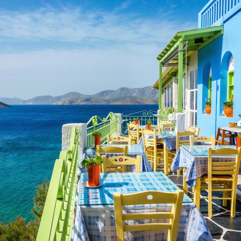 seaside restaurant in bozcaada 