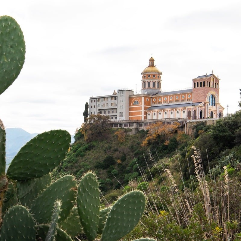 Sanctuary Of Tindari In The Sicilian Hinterland, Sicily, Italy, Mediterranean Europe