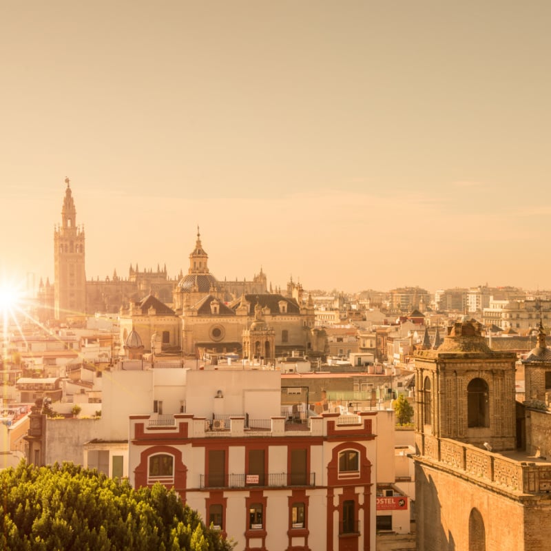 Seville at Sunset