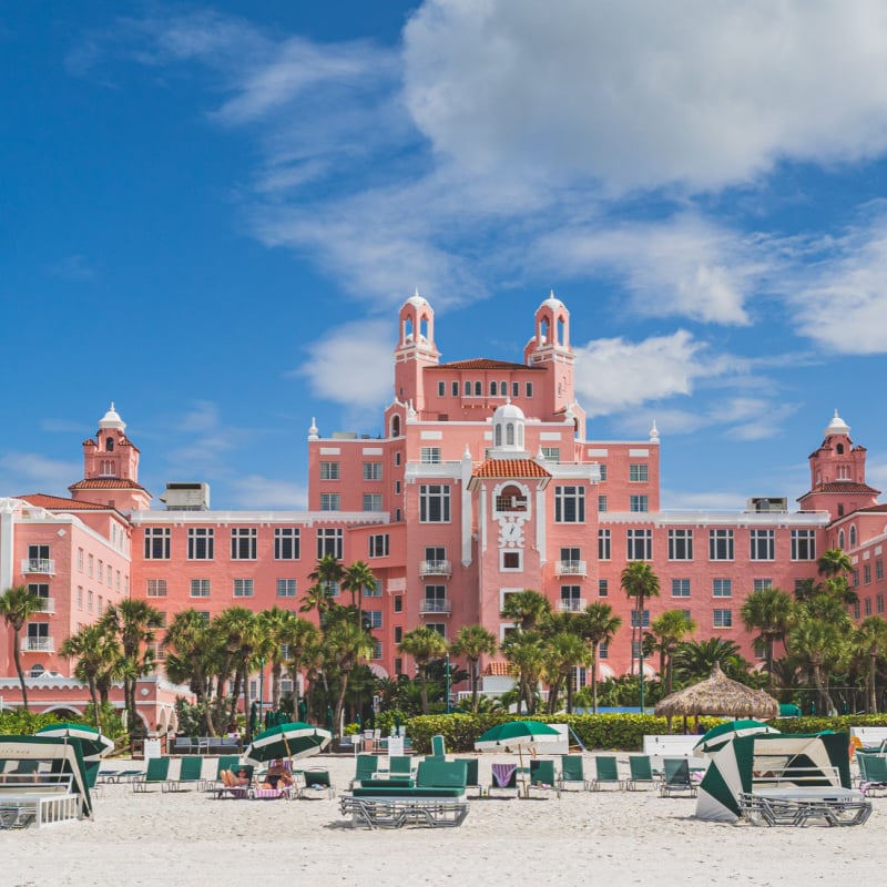 beach hotel near tampa