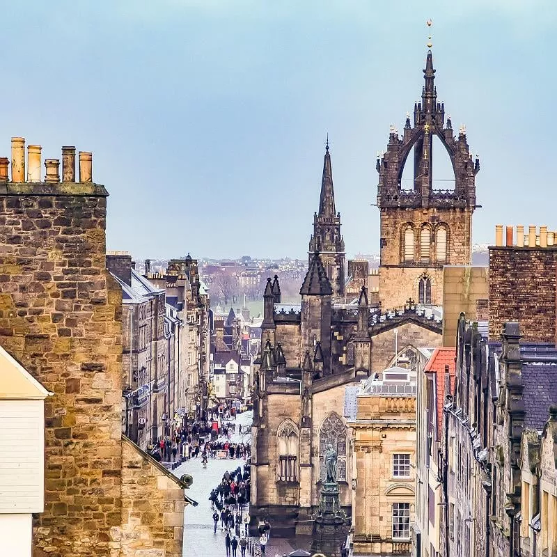 Royal Mile, Edinburgh, Scotland, United Kingdom