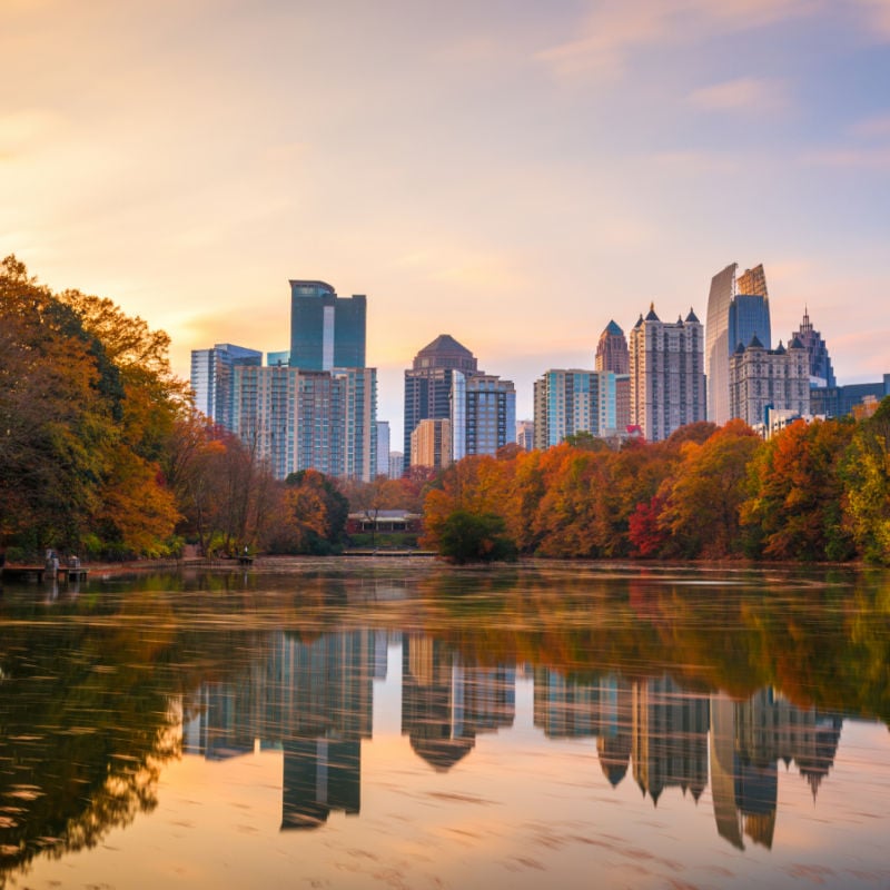 view of a city in georgia