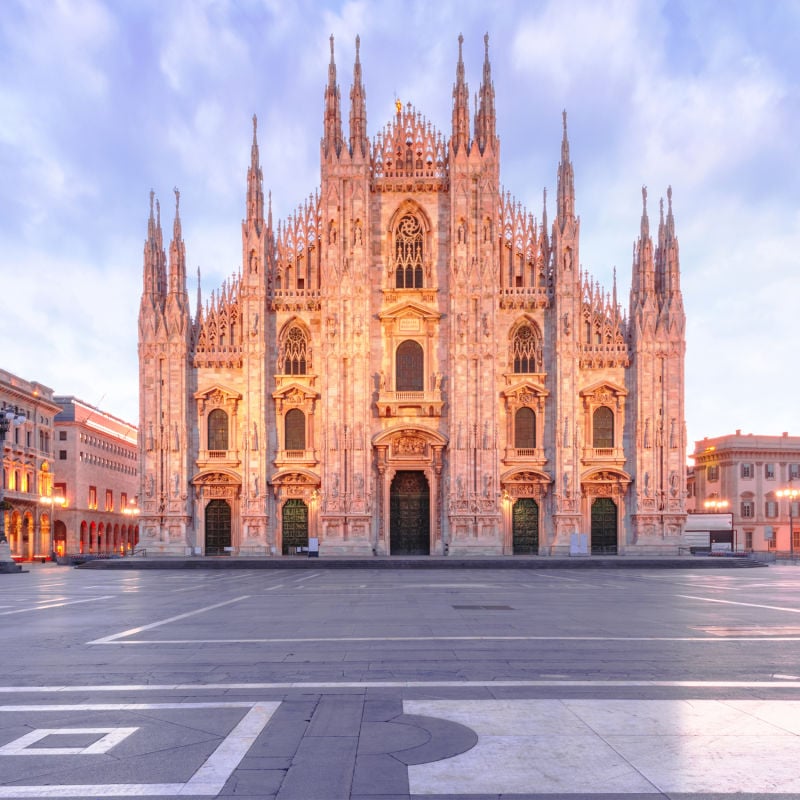 piazza del duomo, Duomo di Milano, Milan, Italy