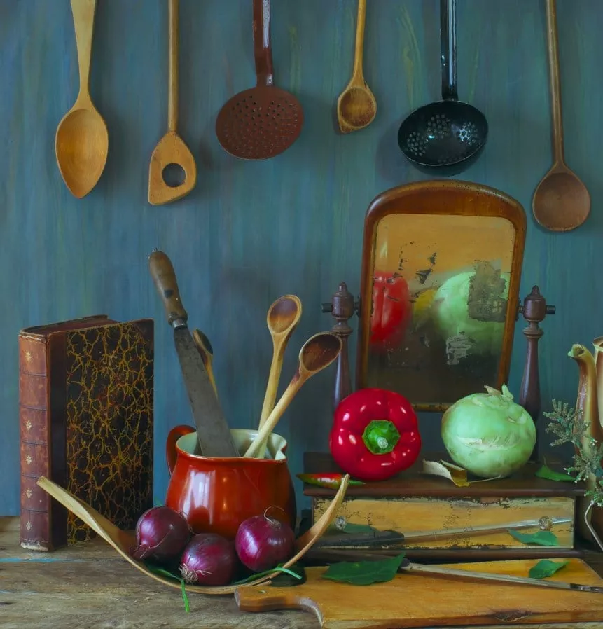 view of cooking utensils