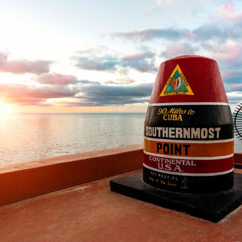 southernmost point in continental us in key west florida