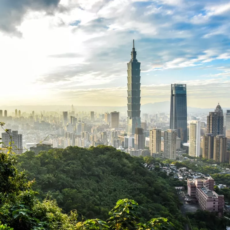 Taipei Cityscape, Capital Of Taiwan, East Asia