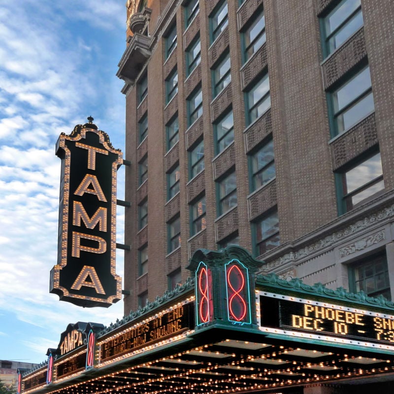 tampa theater sign