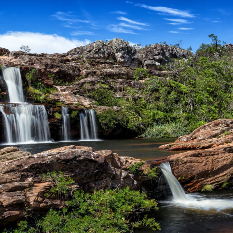 waterfalls in minas gerais