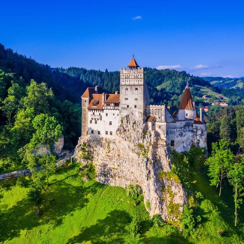 Bran Castle In Romania, Eastern Balkan, Balkan Peninsula, Eastern Europe