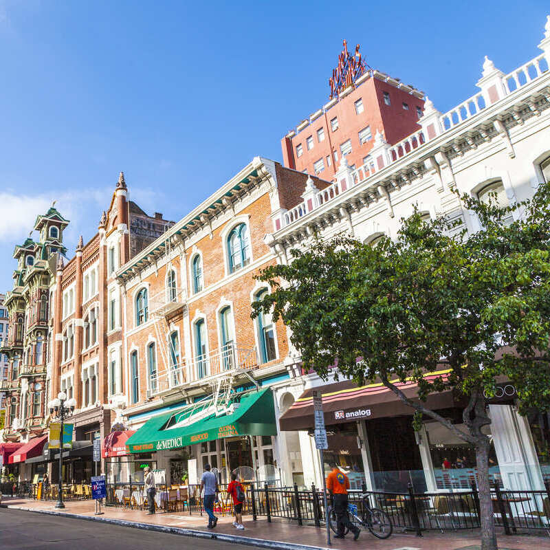 Colonial Era Building In A Historical Part Of San Diego, California, United States