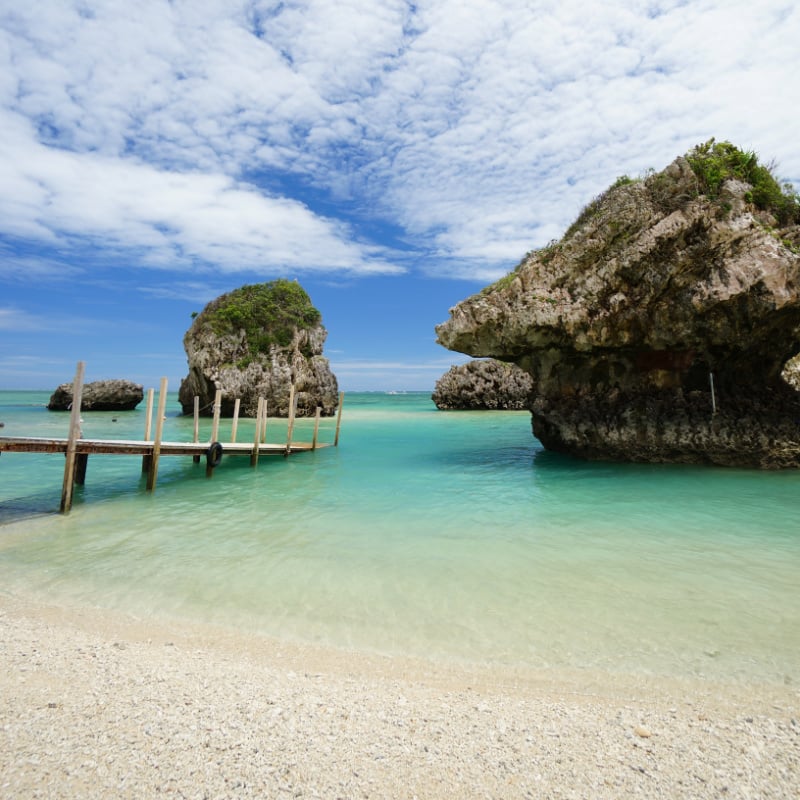 Mibaru-beach-in-Okinawa-Japan