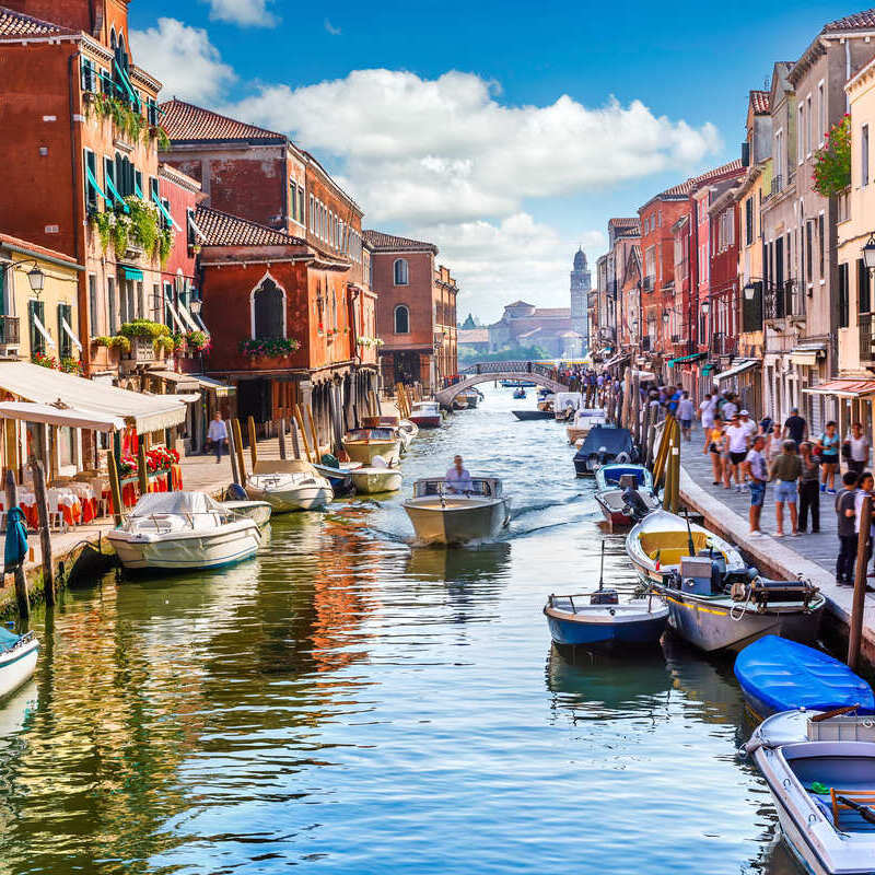 Small Island Municipality Of Murano, Venice Lagoon, Italy