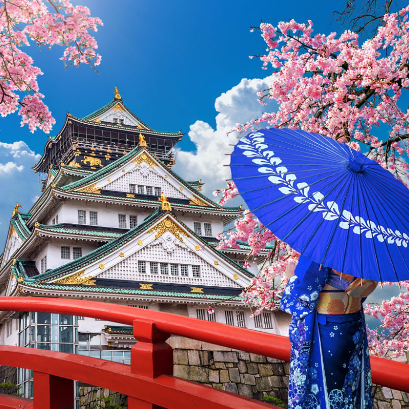 woman in Osaka, Japan