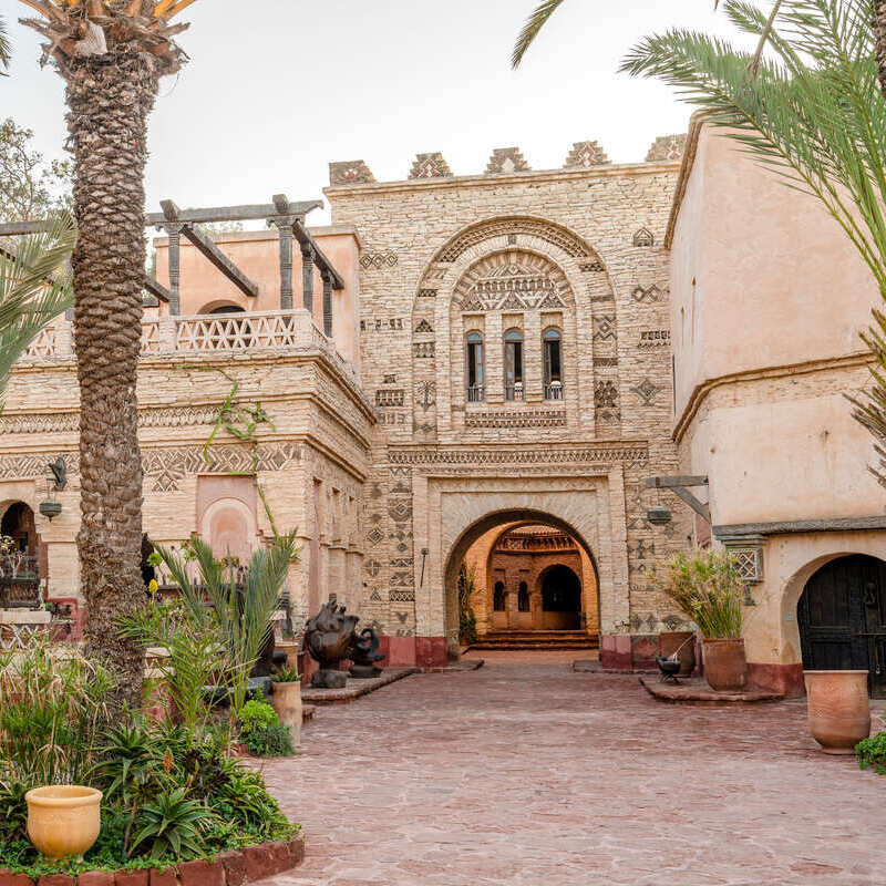 Old Medina Gate In Agadir, Morocco, North Africa