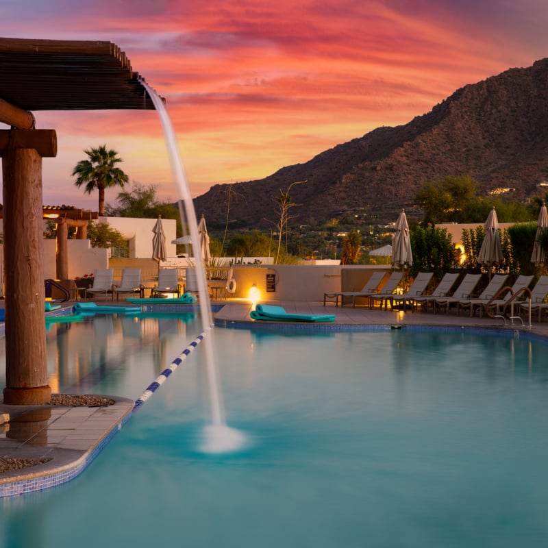 resort pool in scottsdale