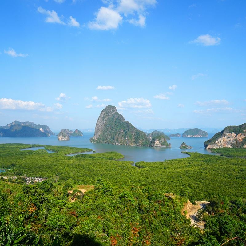 Viewpoint In Phuket, Thailand, Southeast Asia