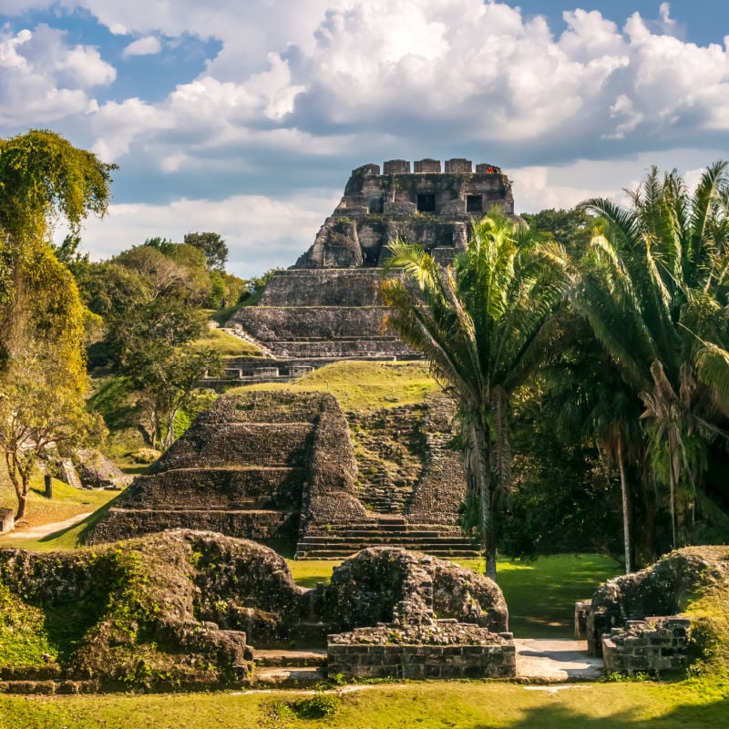 Mayan Ruins In Belize, Central America