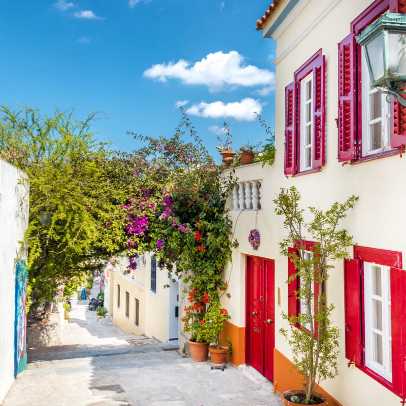 street in Plaka, Athens