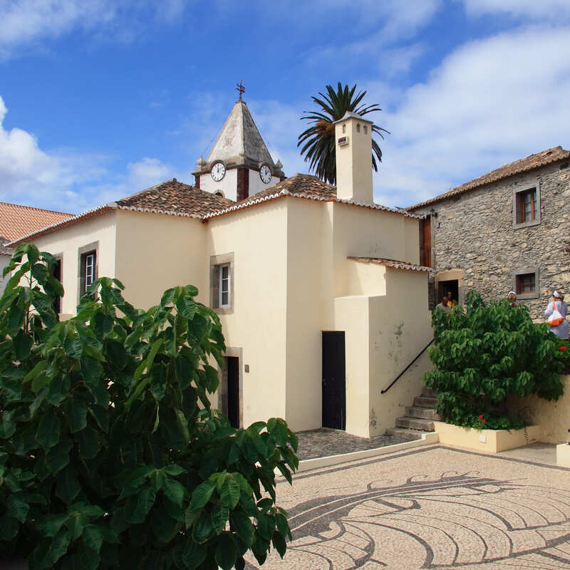 Historic Church In Porto Santo Island, Portugal, Southern Europe