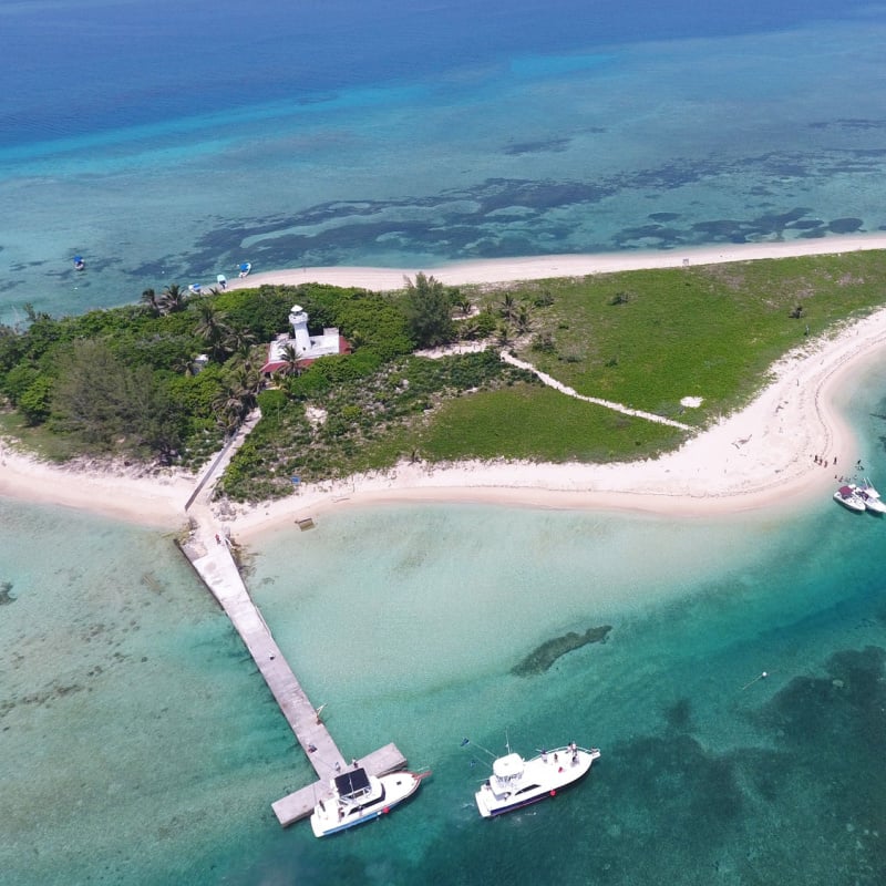 Isla de Enmedio off the coast of veracruz mexico