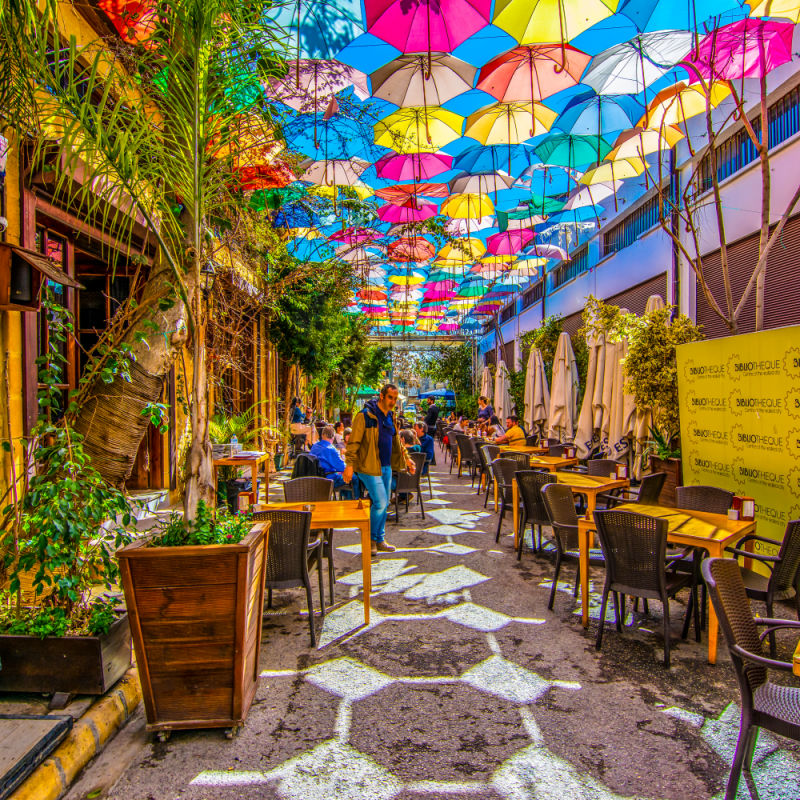 Street in Nicosia, Cyprus