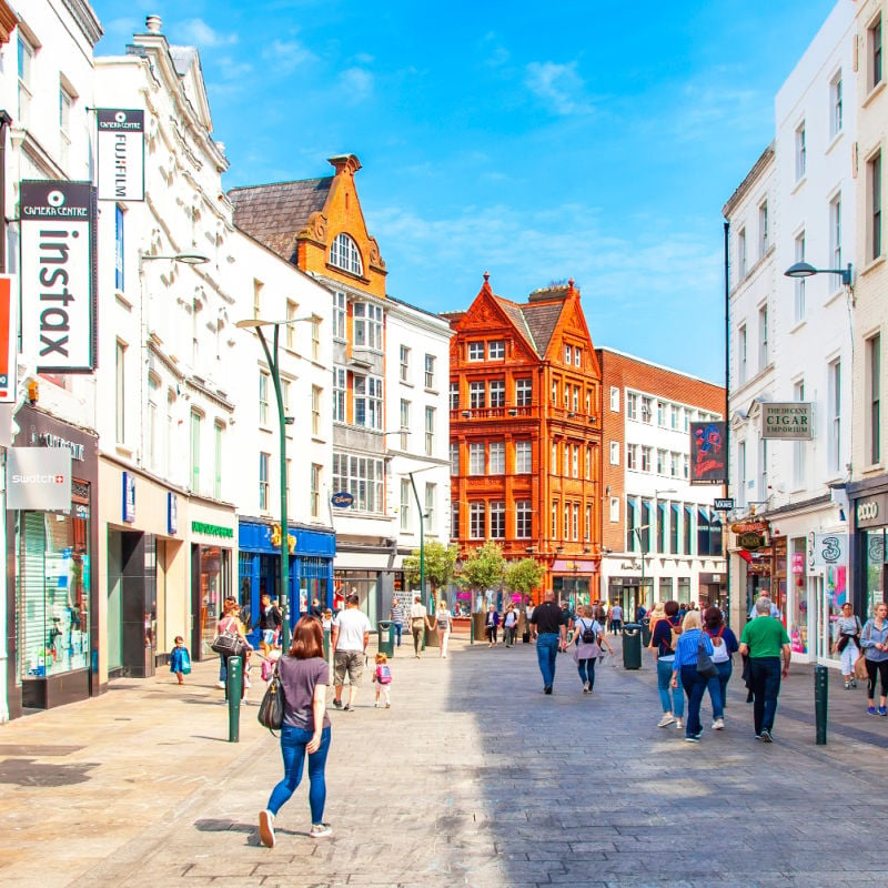 street in Dublin, Ireland