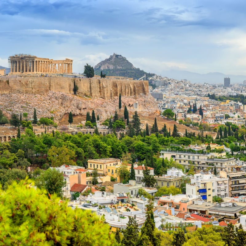 view of Athens, Greece