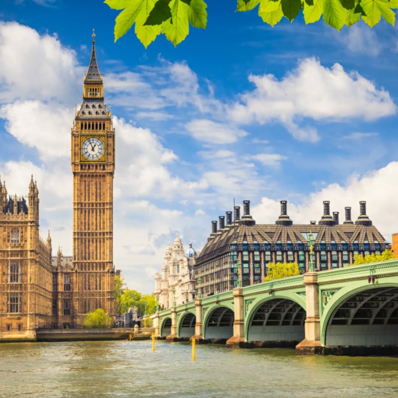 Big Ben at summer, London