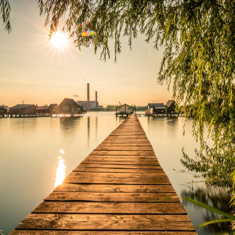 Bokodi Floating Village, Hungary