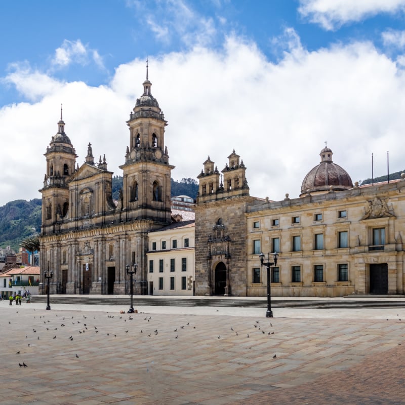 Bolivar Square Cathedral, Bogota, Colombia