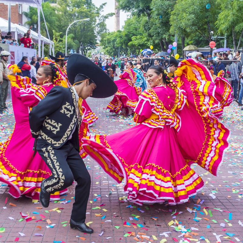 Dancers in International Mariachi & Charros festival