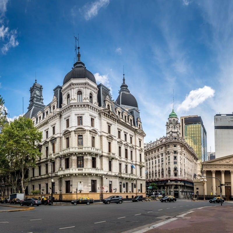 Traditional Architecture Of Buenos Aires, Argentina, South America