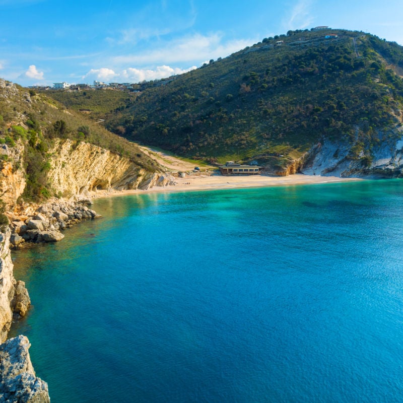 pasqyra (mirror) beach, saranda, albania