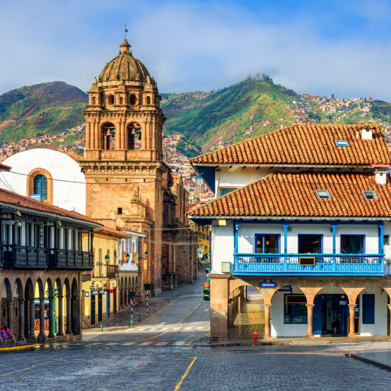 Plaza In Cusco, Peru, South America