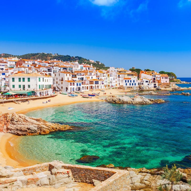 Beautiful coastline of Costa Brava