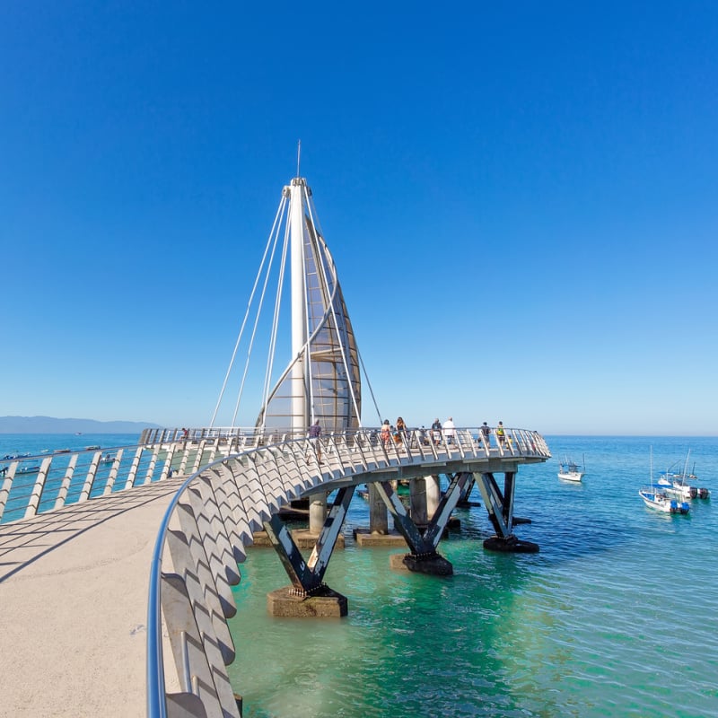 Los Muertos pier in Puerto Vallarta