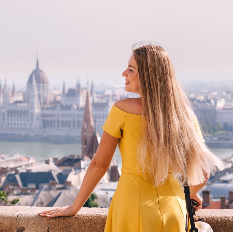 Woman in Budapest