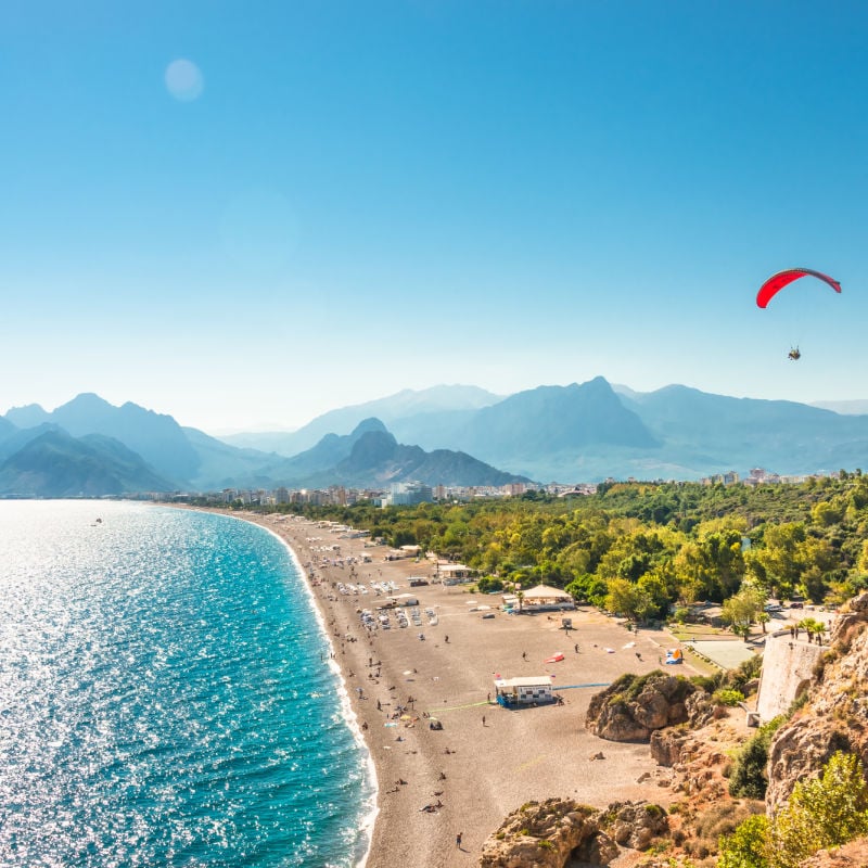 Aerial view of Antalya, Turkey